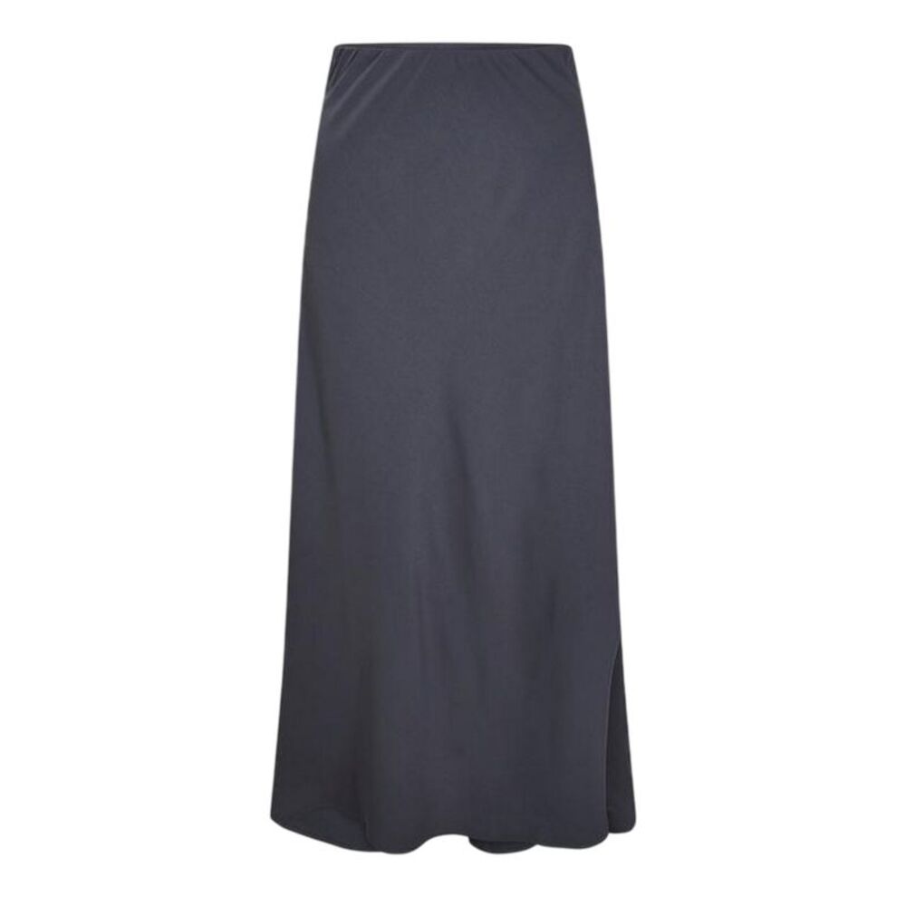 Pieces Womens/Ladies Woven A-line Midi Skirt / Magnet